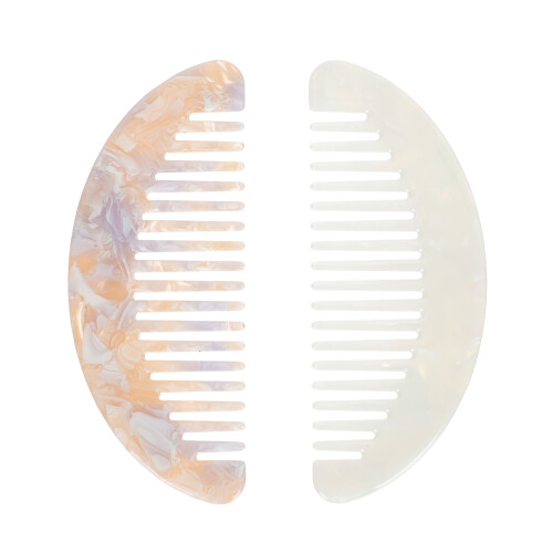 8Pcs Portable Mini Wide Tooth Hair Combs Lightweight Assorted Colors