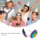 5Pcs Silver Funny Costume Glasses Prop Practical PP Eyewear Accessory 5