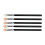 15Pcs Professional Eye Makeup Sponge Brushes with Latex Tips Black Set 10
