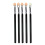 15Pcs Professional Eye Makeup Sponge Brushes with Latex Tips Black Set 2