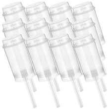 60Pcs Leakproof Clear Cake Push-Up Holders for Cake Pops Storage