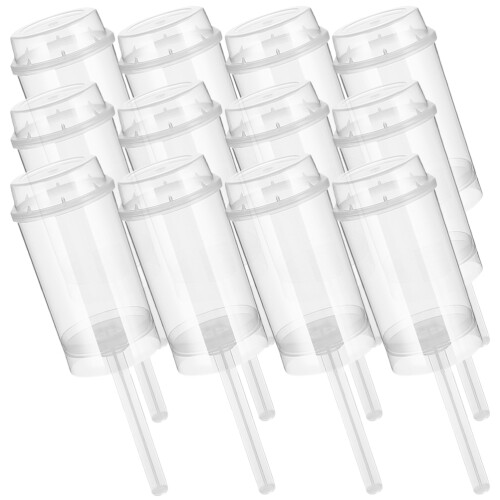 60Pcs Leakproof Clear Cake Push-Up Holders for Cake Pops Storage
