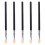 15Pcs Professional Eye Makeup Sponge Brushes with Latex Tips Black Set 1