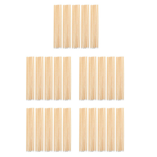 250Pcs Shadow Puppet Control Rods Light Yellow Wooden DIY Craft Sticks 2