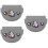 3Pcs Portable Grey Silicone Denture Box Durable Orthodontic Holder 9