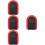 4Pcs Red Key Locker ABS Lock Box with Code for Home and Construction 8