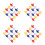 600Pcs Compact Multicolor Golf Markers ABS Plastic for Course Use 7