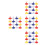 600Pcs Compact Multicolor Golf Markers ABS Plastic for Course Use 10