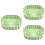 3Pcs Green Silicone Nonstick Reusable Cooking Mats 7