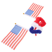 4Pcs Unique Plastic Football Style Glasses for Party Photo Props