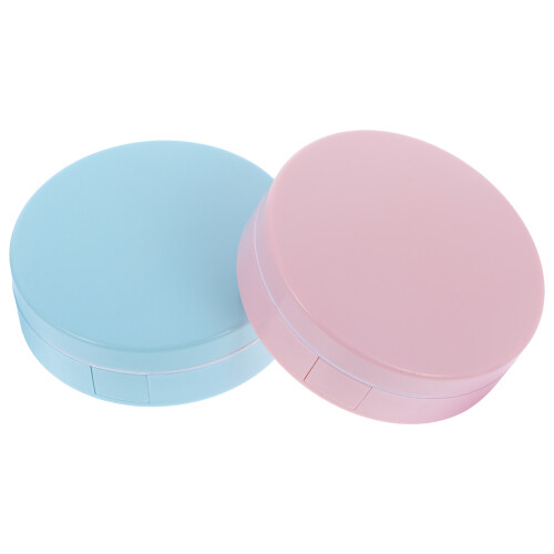 8Sets Durable Plastic Glass Contacts Boxes Convenient Outdoor Cases 1