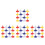 600Pcs Compact Multicolor Golf Markers ABS Plastic for Course Use 6