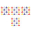 600Pcs Compact Multicolor Golf Markers ABS Plastic for Course Use 5