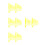 56Pcs Durable Yellow Plastic Net Repair Shuttles for Cast Net Weaving 5