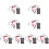 8Pcs Car Injector Tester Assorted Color Auto Injector Testing Tool 3