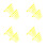 56Pcs Durable Yellow Plastic Net Repair Shuttles for Cast Net Weaving 6