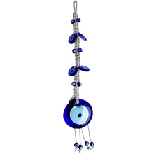 3Pcs Alloy Rope Pendant Blue Evil Eye Charm for Home and Car Decor