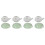 8Pcs Portable Ceramic Calligraphy Water Droppers Creative Ink Storage 4