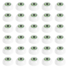 80Pcs Durable Green Plastic Craft Eyes for Doll Making and Crochet