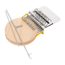 2Sets Educational Wooden Knitter Toy DIY Handmade Mini Loom for Kids