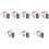 8Pcs Car Injector Tester Assorted Color Auto Injector Testing Tool 6