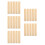 250Pcs Shadow Puppet Control Rods Light Yellow Wooden DIY Craft Sticks 9