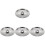 4Pcs Multipurpose Silver Stainless Steel Pot Lids for Kitchen Use 3