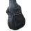 2Pcs Backpack Style Black Guitar Case with Protective Padding 9