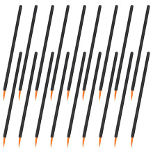 200Pcs Disposable Ultrafine Eyeliner Brushes Black Soft Fiber for Home