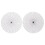 8Pcs Portable Plastic Rosette Maker Tool with Equal Spacing Template 1