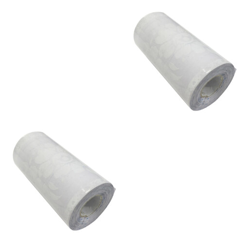 2Pièces Bordure Murale Argentée PVC Imperméable Décor Salon Cuisine 2