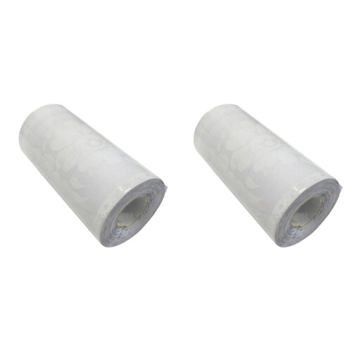 2Pièces Bordure Murale Argentée PVC Imperméable Décor Salon Cuisine 1