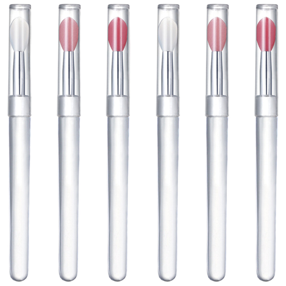 Totority 12Pcs Reusable Silicone Lip Gloss And Lipstick Applicator Brushes