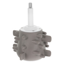Grey Garlic Skin Remover Drum Plastic Tool for Kitchen Use
