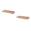 2Pcs Rolling Pin Organizer Rack Wood Cradle for Dough and Pastry 4