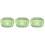 3Pcs Green Silicone Nonstick Reusable Cooking Mats 6