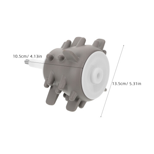 Grey Garlic Skin Remover Drum Plastic Tool for Kitchen Use 1