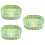 3Pcs Green Silicone Nonstick Reusable Cooking Mats 8