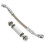 4Pcs Durable Silver Motorcycle Brake Hose Adapter Hydraulic Extension 1