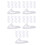500Pcs Clear Plastic Protector Sleeves Safe Storage Covers 8