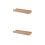 2Pcs Rolling Pin Organizer Rack Wood Cradle for Dough and Pastry 7