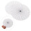 8Pcs Portable Plastic Rosette Maker Tool with Equal Spacing Template 9