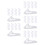 500Pcs Clear Plastic Protector Sleeves Safe Storage Covers 6