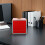 Red Multiuse Ticket Holder Box with Slot Aluminum Alloy 6