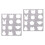 2Pcs Durable Wool Felt Molds Grey Handmade Felting Craft DIY Templates 5