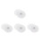 8Pcs Portable Plastic Rosette Maker Tool with Equal Spacing Template 3