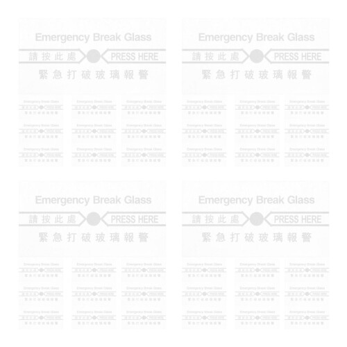 40Pièces Transparent Couvercle Pour Incendie 2