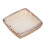 4Pcs Square Glass Ashtray Light Brown - Modern Decorative Home Office 1