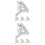 8Pcs Elegant Silver Deer Napkin Rings for Xmas Party Table Setting 7