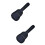 2Pcs Backpack Style Black Guitar Case with Protective Padding 6